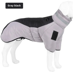 Waterproof Large Dog Jacket Warm Dog Clothes Winter Coat French Dog Reflective Dog Cold Weather Coats Pet Snow Jacket