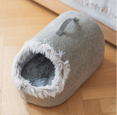 Polar Warm Cat Litter Closed Cat Sleeping Bag Large Winter Deep Sleep Cat Bed