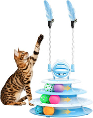 Cat Toys For Indoor Cats Kitten Toys Interactive Cat Toy Cat Puzzle Toy Cat Ball Toy