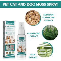 Pet Skin Medicine Spray For Cats And Dogs Universal Mite Skin Itchy Red Hair Itching