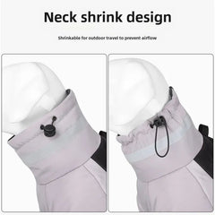 Waterproof Large Dog Jacket Warm Dog Clothes Winter Coat French Dog Reflective Dog Cold Weather Coats Pet Snow Jacket