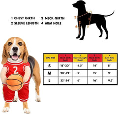 Pet Costumes Dog Basketball Player Costume Halloween Costumes For Dogs Funny Dress Up Sports Outfit Cosplay Clothes For Small Dog Costume