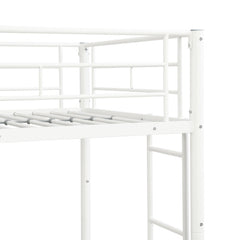 METAL Bunk Bed With Trundle WHITE