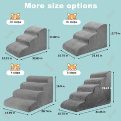 Small Dog Stairs - Detachable Washable Pet Pedals