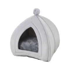 Cute Cat Bed Pet House Kitten Lounger Cushion Small Dog Tent Mat Washable Puppy Basket Cave Mat Soft For Cats House Bed Supplies