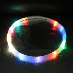 Colorful luminous large dog anti-lost pet collar