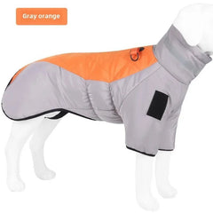 Waterproof Large Dog Jacket Warm Dog Clothes Winter Coat French Dog Reflective Dog Cold Weather Coats Pet Snow Jacket