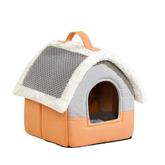 Foldable Dog House Kennel Bed Mat For Small And Medium Dogs, Cats, Winter Warm Cat Bed Nest, Pet Products Basket, Pets, Puppy Cave Sofa.