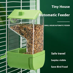 Parrot Automatic Pet Feeder Food Container