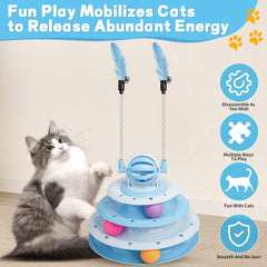 Cat Toys For Indoor Cats Kitten Toys Interactive Cat Toy Cat Puzzle Toy Cat Ball Toy