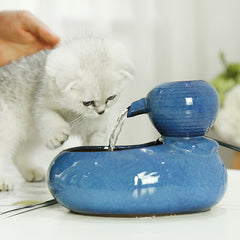 Cat Ceramic Automatic Circulating Water Dispenser Pet Filter Water Dispenser