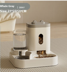 Automatic Cat Feeding Water Feeder Dog Bowl