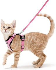 Pet Cat Vest Type Adjustable Anti Breakaway Leash