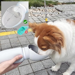 Dog Water Bottle Leak Proof Portable Travel Pet Water Bottle Foldable Lightweight Dog Water Dispenser Drinking Bowl For Dogs Puppy Pets On The Go For Outdoor