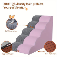 Small Dog Stairs - Detachable Washable Pet Pedals